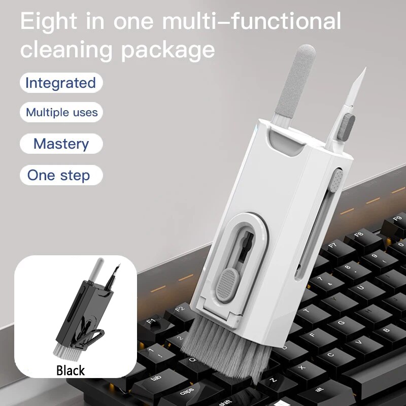 Keycap Puller Ring - 8 in 1 クリーニングキット キーボードクリーナー AirPods