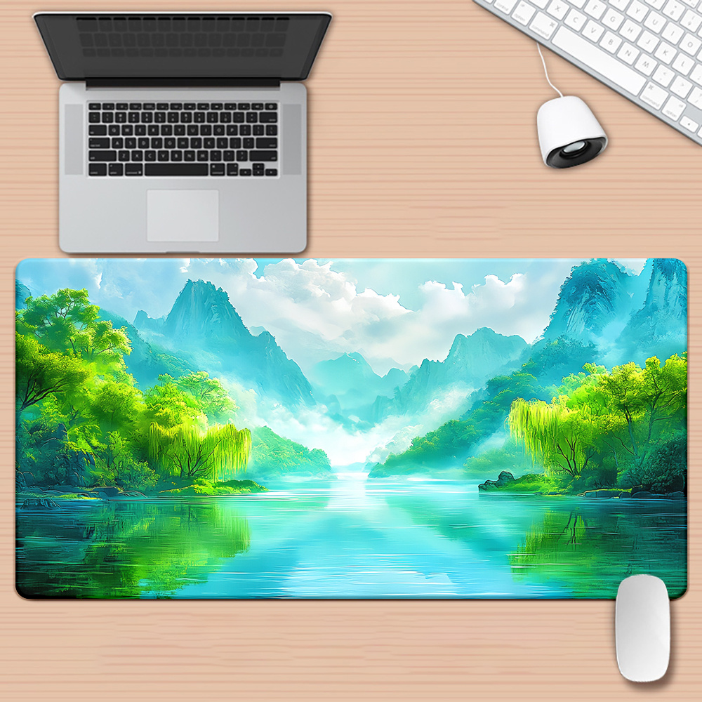 Gaming Keyboard Brand - ブランド日本風景 HD プリントデスクパッド XXL アイアンアートゲーミングマウスマット多機能キーボードオフィス PC