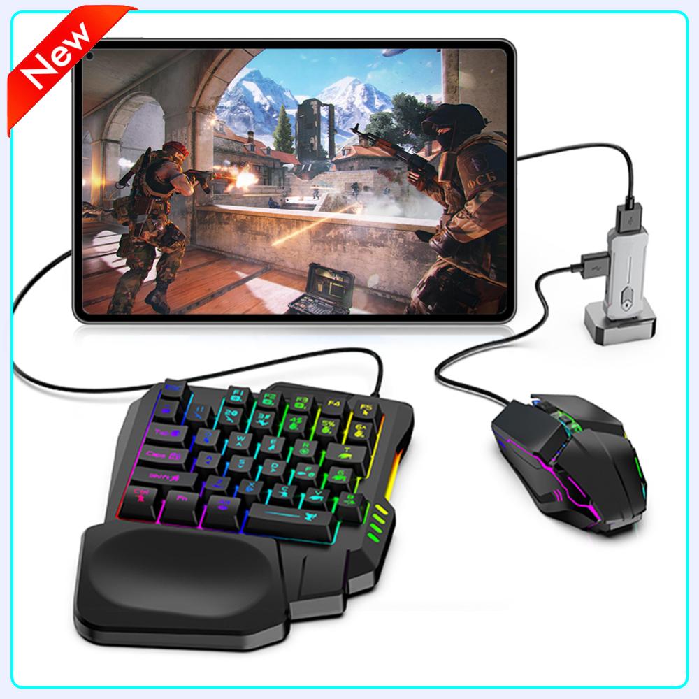 Gaming Keyboard Extension - 5 in 1モバイルゲームコンバーター キーボードマウスゲーミングセット BT 5.3