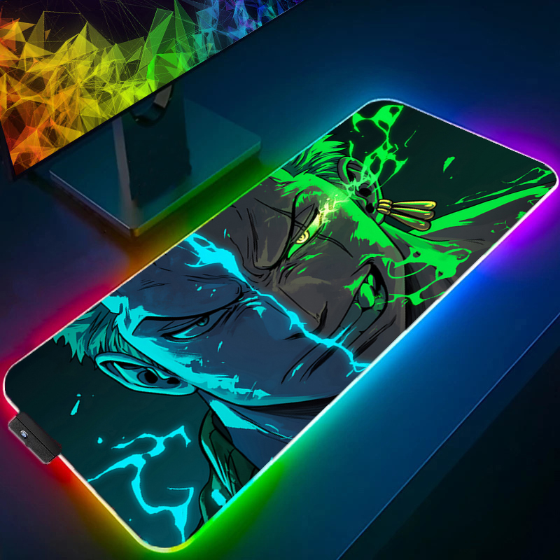 Gaming Keyboard Tactile - ワンピースゾロマウスパッド RGB ゲームアクセサリー Gabinete ゲーマー PC
