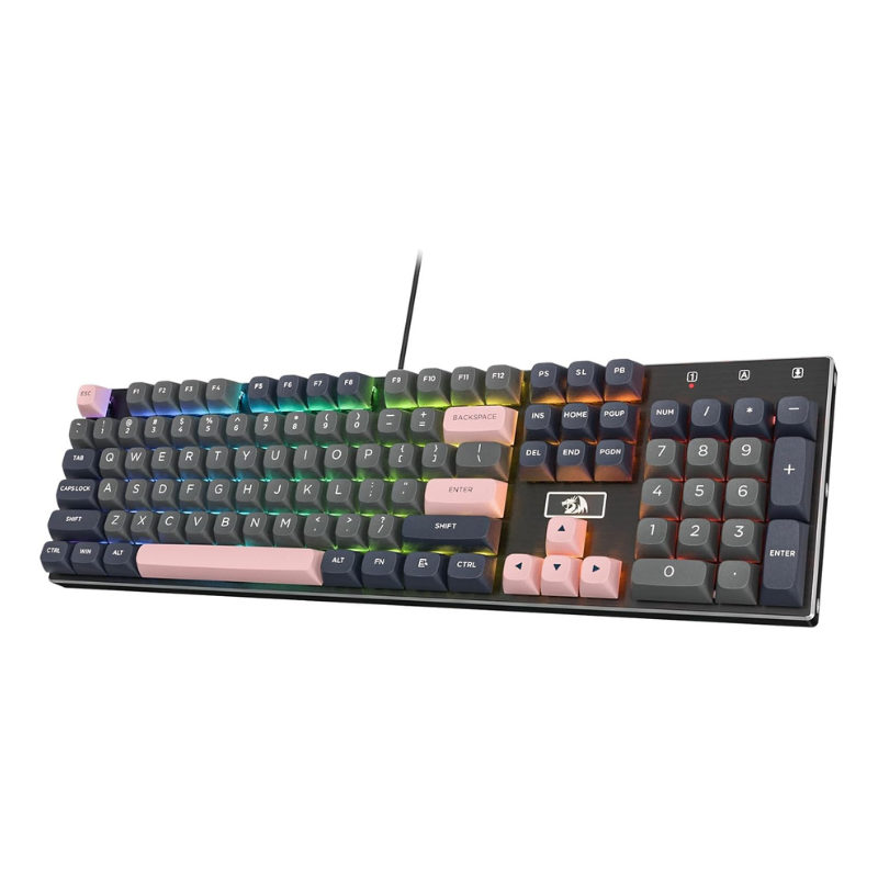 Gaming Keyboard No Noise - Redragon 556 SE 有線ゲーミング 104 キー