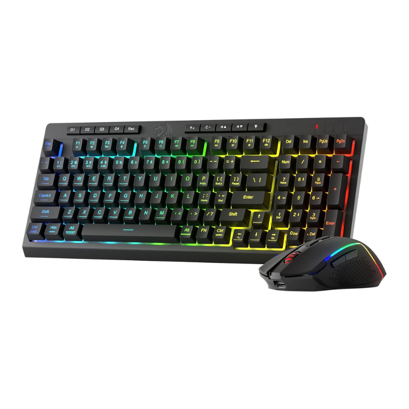 Gaming Keyboard Extension - Redragon S142 ワイヤレスゲーミングキーボードとマウスのコンボ、K515 PRO 98キー キーボード、4800