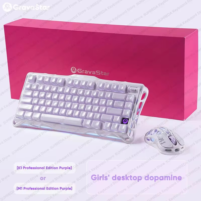 Gaming Keyboard Brand - GravaStar M1 M2 ワイヤレスマウスまたは Mercury K1