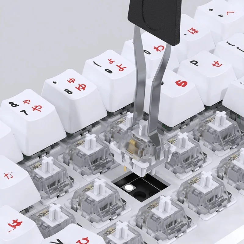 2 in 1 キースイッチプーラーキーキャッププラーアンロー - Keycap Puller Ring のレビューと価格