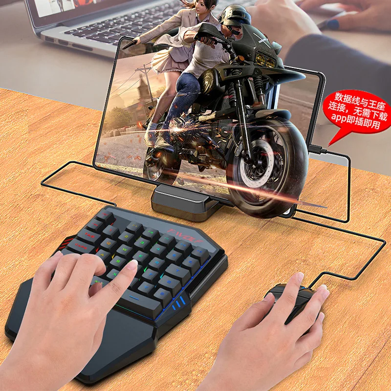 T-wolf-tf900片手キーボードセット、鶏と食事のため - Gaming Keyboard Half のレビューと価格