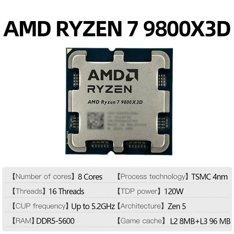 2026年新型 AMD Ryzen 7 9800X3D R7 - Amd Cpu Ryzen 7 のレビューと価格