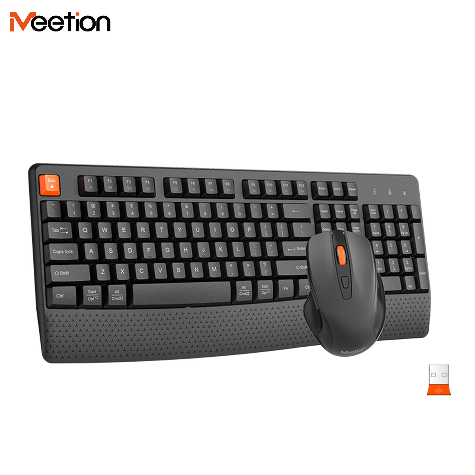 2.4Gワイヤレスキーボードマウスセット 1600DPI調整 - Gaming Keyboard No Noise のレビューと価格