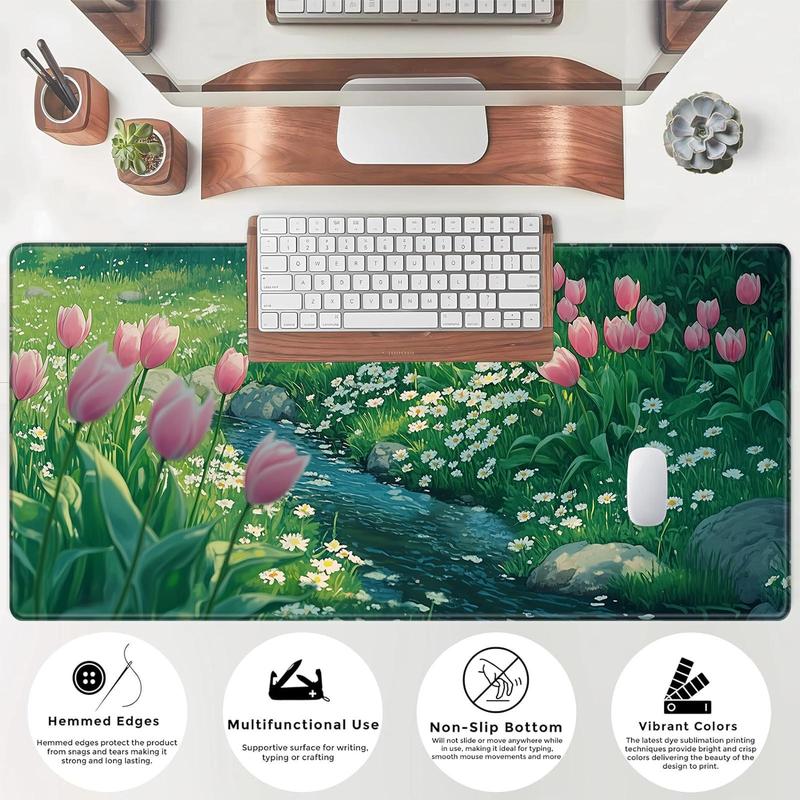 ブランドフローラルアイアンアートゲーミングマウスパッド大型長 - Gaming Keyboard Brand のレビューと価格