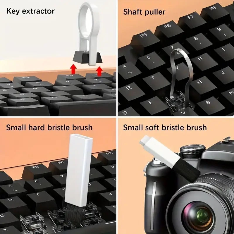 20-in-1 クリーナーキット コンピューターキーボードク - Keycap Puller Ring のレビューと価格