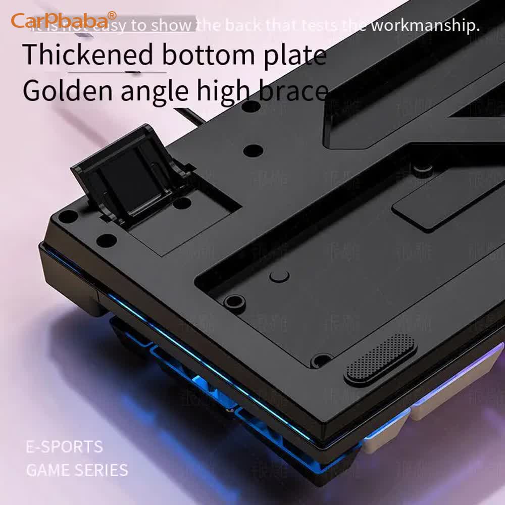 Carpbaba K500 104 キー USB 有線ゲーミ - Gaming Keyboard Mobile のレビューと価格
