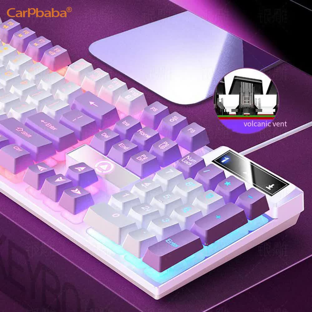 Carpbaba K500 104 キー USB 有線ゲーミ - Gaming Keyboard Mobile のレビューと価格