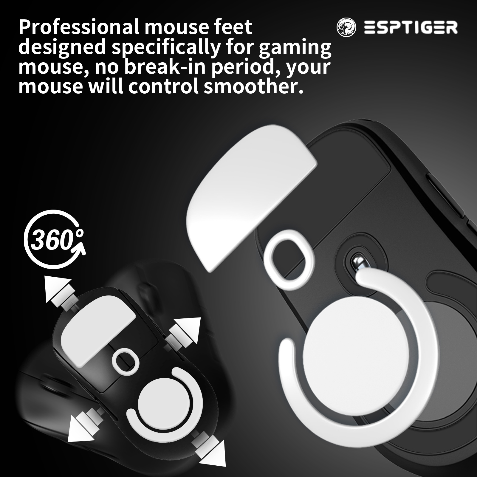 1パック EspTiger ICE V2 ゲーミングマウスフ - Logitech Mouse G Pro X Superlight のレビューと価格