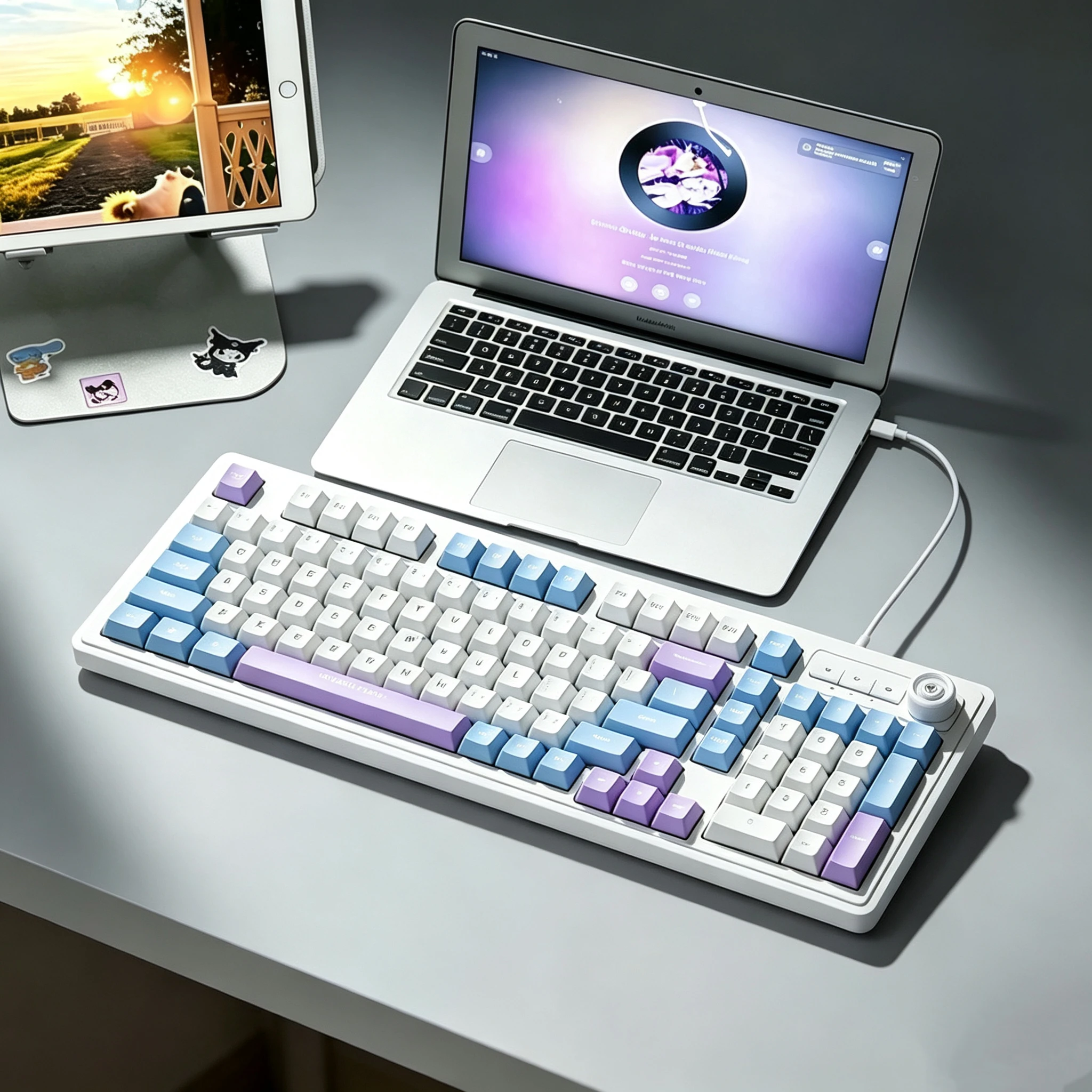 98キー有線キーボード RGB グロー マルチメディアコント - Gaming Keyboard No Noise のレビューと価格