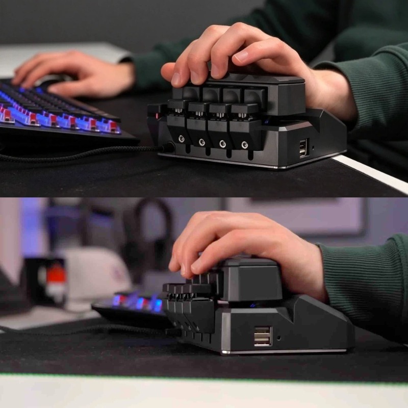 片手ジョイスティックゲームキーボードムーブマスター RSG1 - Gaming Keyboard 1 Hand のレビューと価格