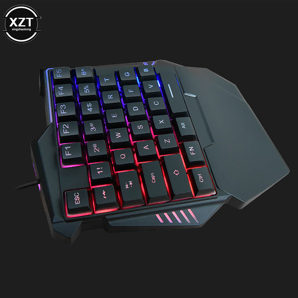USB 片手キーボード ゲーム用メカニカルフィールキーボード - Gaming Keyboard Half のレビューと価格