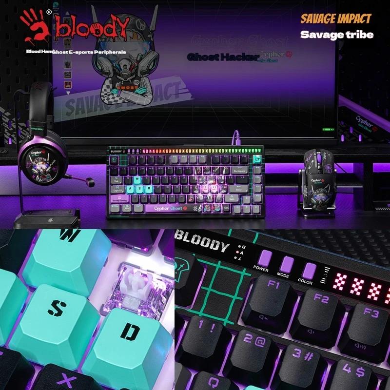 A4Tech Bloody Savage Impact AT - Gaming Keyboard No Noise のレビューと価格