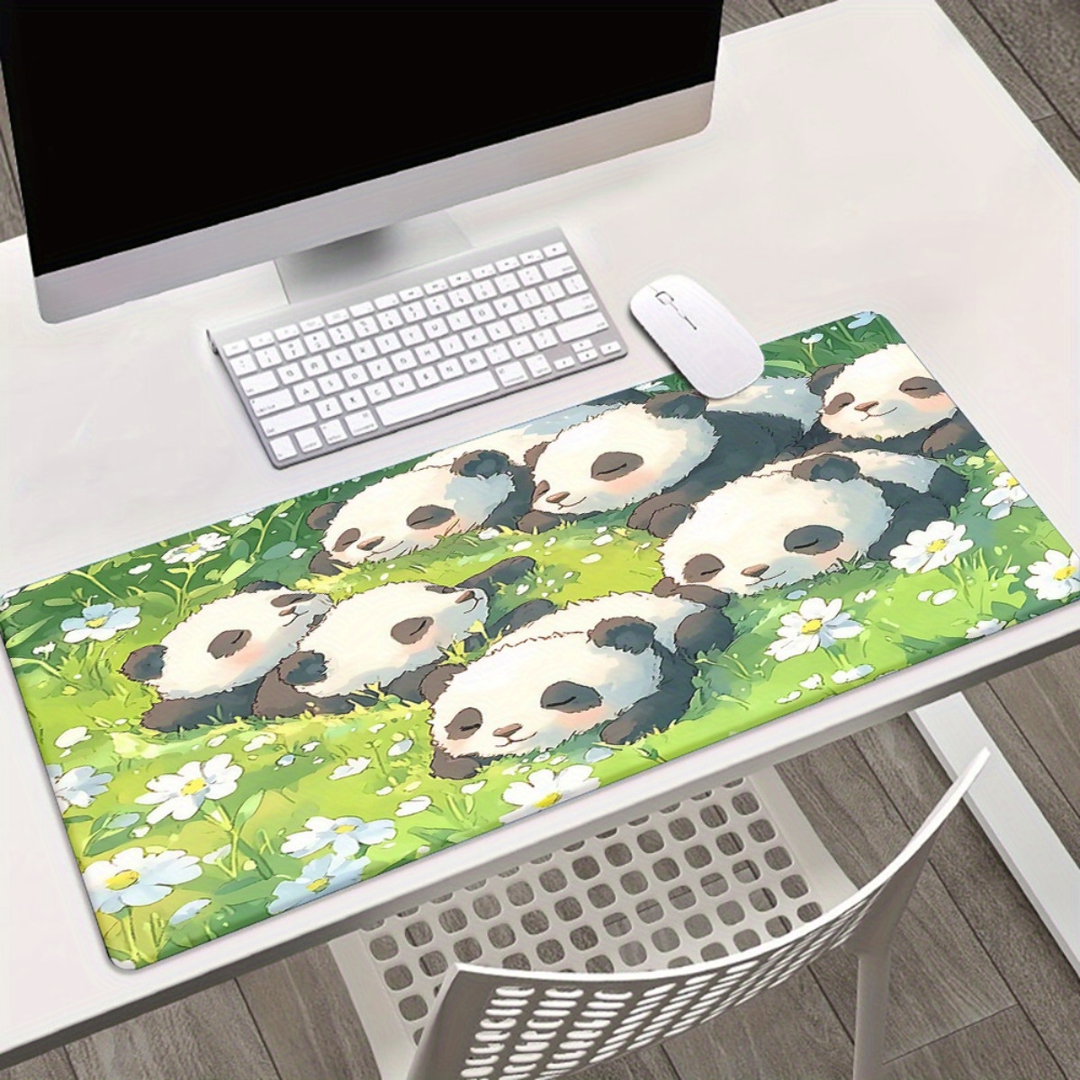 ブランドパンダマウスパッドアイアンアート滑り止めゴムベースゲ - Gaming Keyboard Brand のレビューと価格