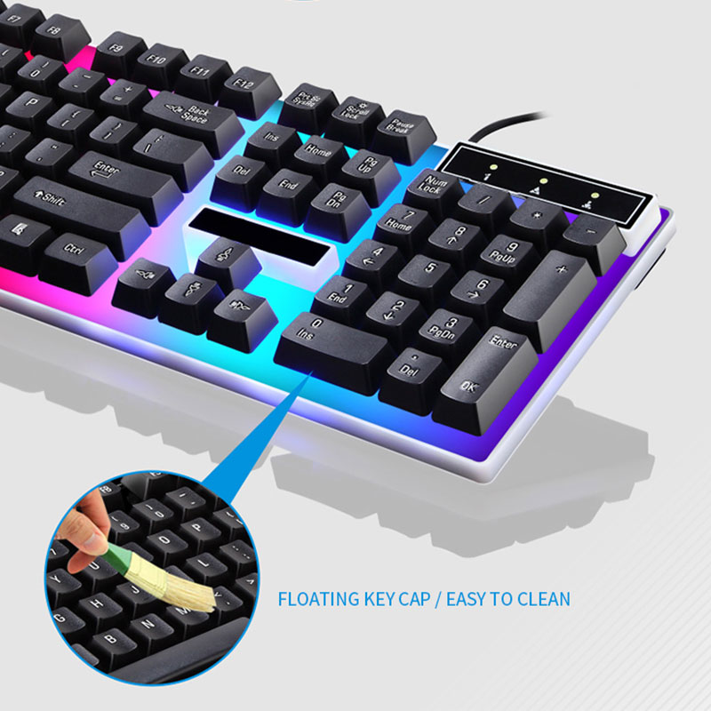 RGBゲーミングキーボードとマウスキット,ゲーマーキーボード - Gaming Keyboard Mobile のレビューと価格