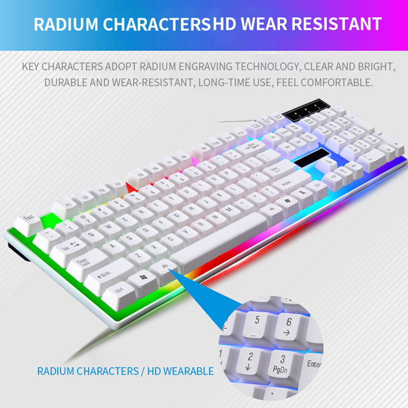 RGBゲーミングキーボードとマウスキット,ゲーマーキーボード - Gaming Keyboard Mobile のレビューと価格