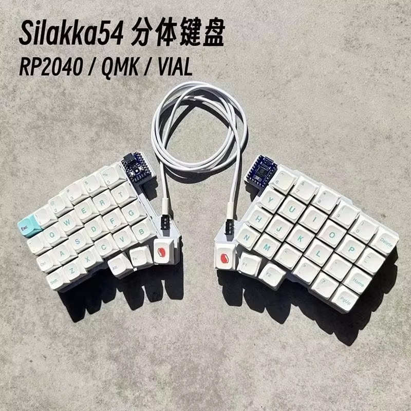 Silakka54 人間工学に基づいた分割型メカニカルキーボ - Gaming Keyboard 1 Hand のレビューと価格