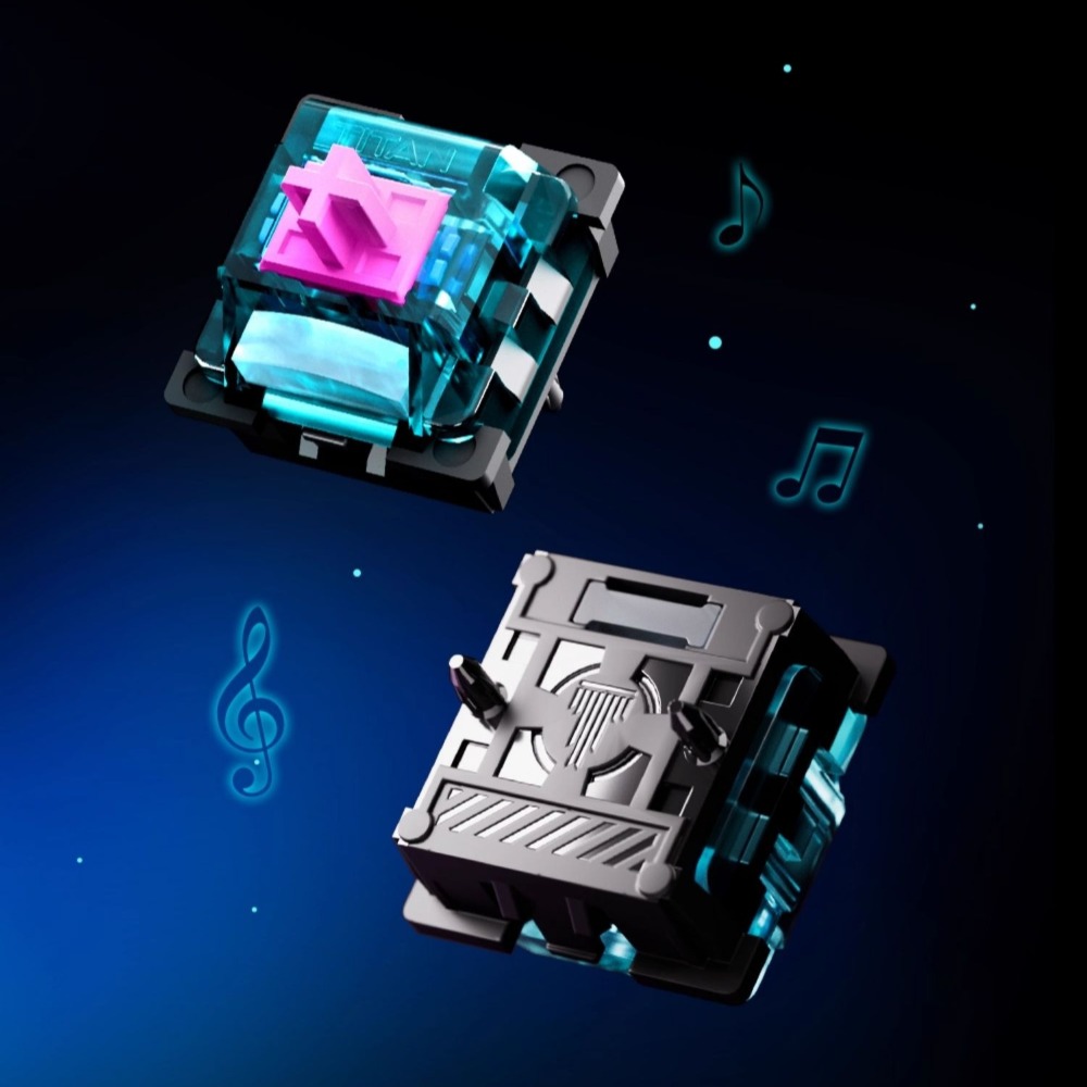 タイタンネーション磁気スイッチ RT0.001mm 35gf - Gaming Keyboard Hall Effect Switches のレビューと価格