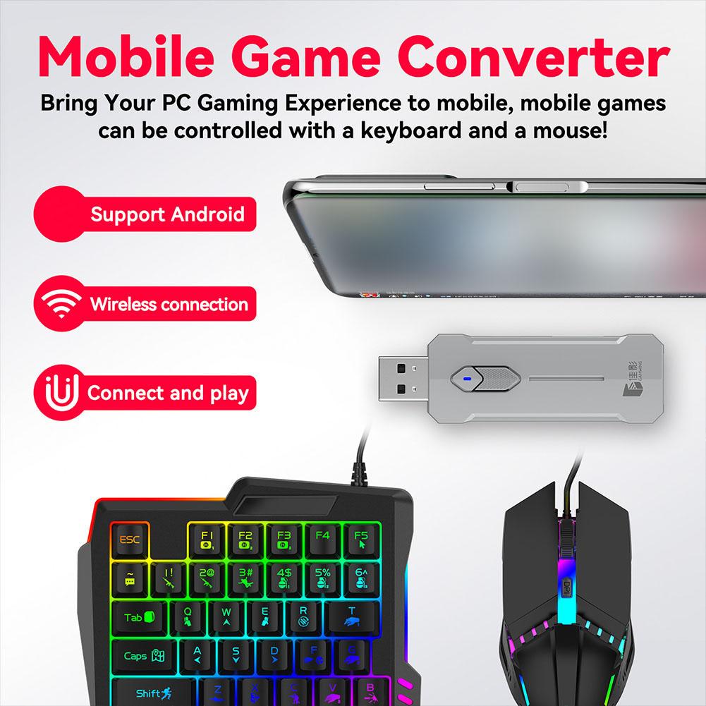 Gamwing X8/x8 プロキーボードとマウスコンバータ - Gaming Keyboard Half のレビューと価格