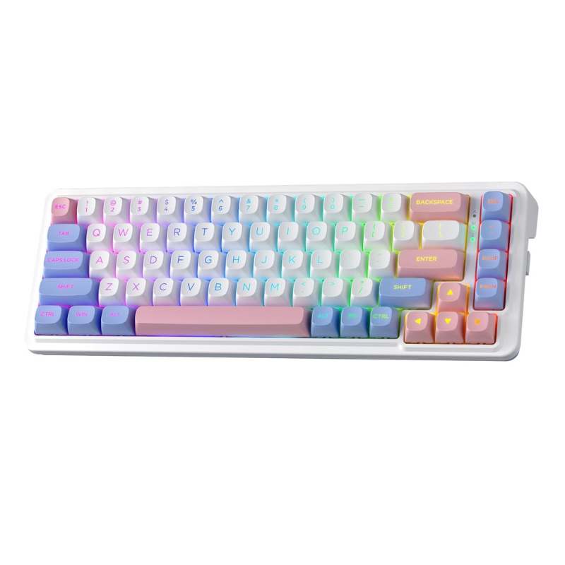 ワイヤレスRGBゲーミングキーボード,68キー,ホットスワッ - Gaming Keyboard No Noise のレビューと価格