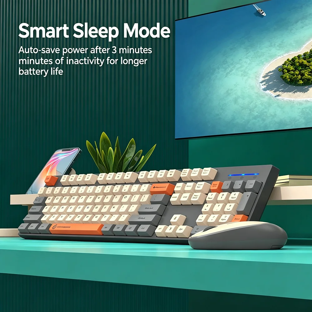 KEBIDUMEI 2.4G ワイヤレスキーボードとマウスの - Gaming Keyboard Extension のレビューと価格