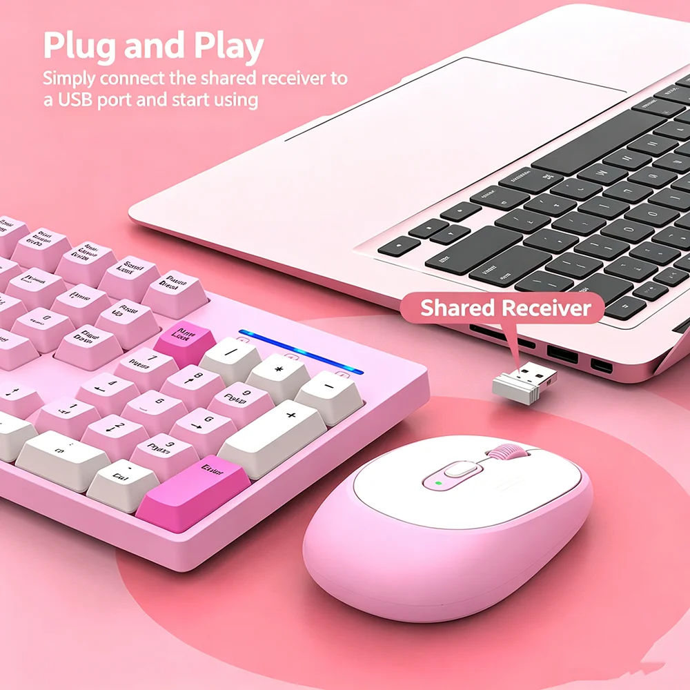 KEBIDUMEI 2.4G ワイヤレスキーボードとマウスの - Gaming Keyboard Extension のレビューと価格