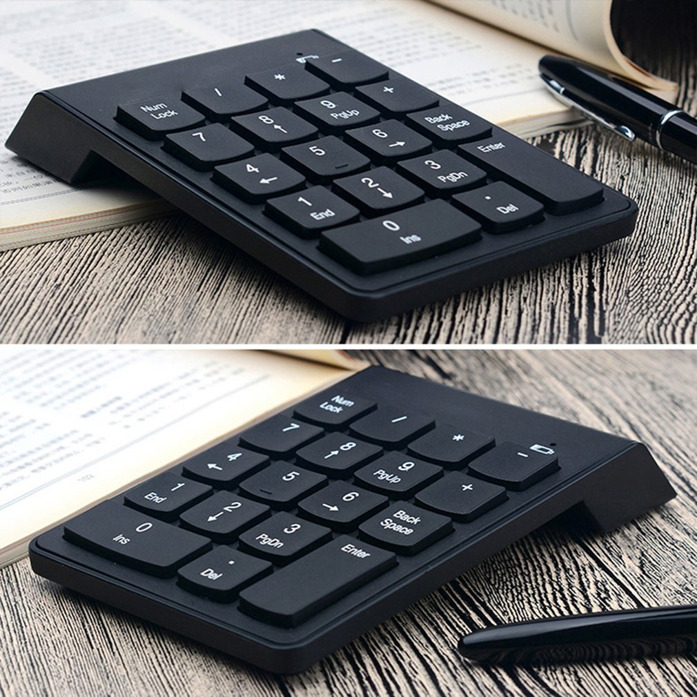 18 キー 2.4 グラムワイヤレスキーボードミニデジタル数 - Gaming Keyboard Half のレビューと価格