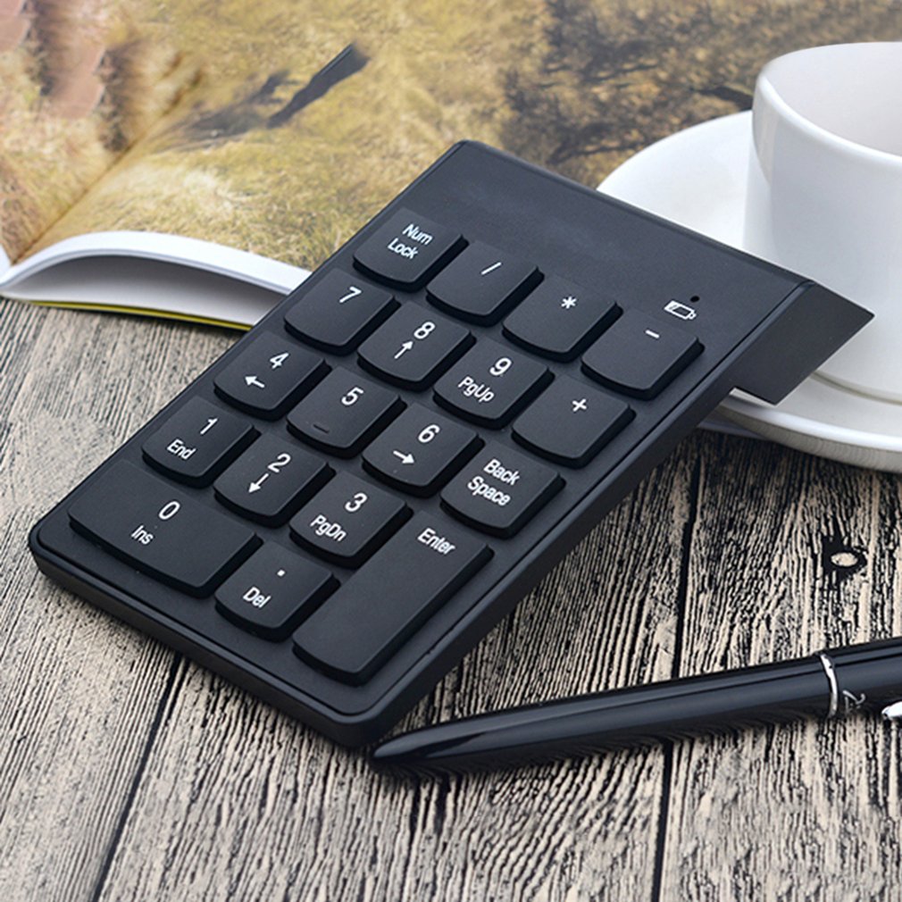 18 キー 2.4 グラムワイヤレスキーボードミニデジタル数 - Gaming Keyboard Half のレビューと価格