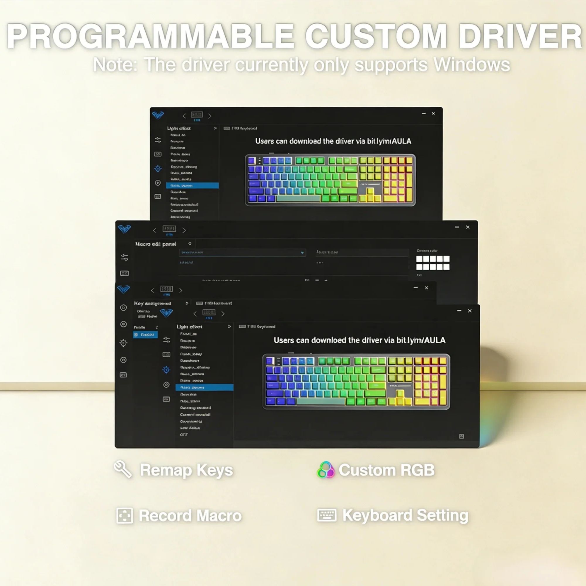 AULA F108 ワイヤレスキーボード 低ノイズスイッチ  - Gaming Keyboard No Noise のレビューと価格