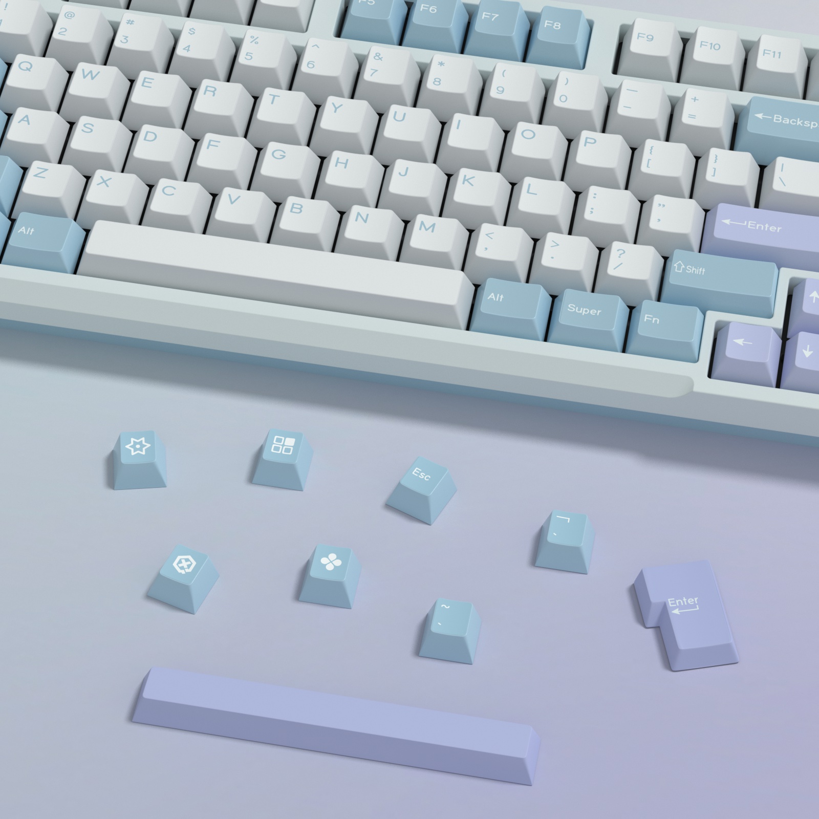 KBDiy GMK イリュージョンキーキャップチェリープロフ - Gaming Keyboard Extension のレビューと価格