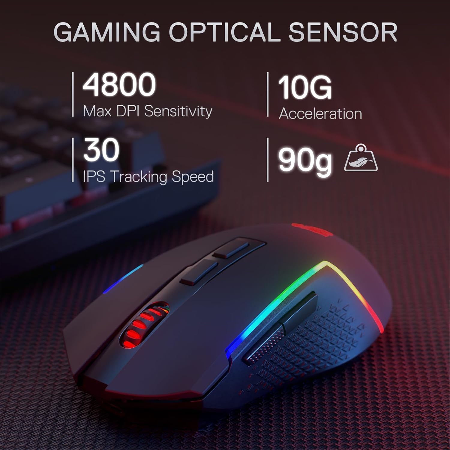 Redragon S142 ワイヤレスゲーミングキーボードと - Gaming Keyboard Extension のレビューと価格