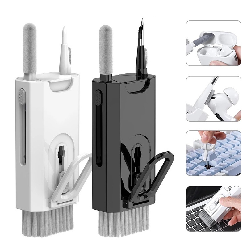 8 in 1クリーニングコンピューターキーボードクリーナー、 - Keycap Puller Ring のレビューと価格