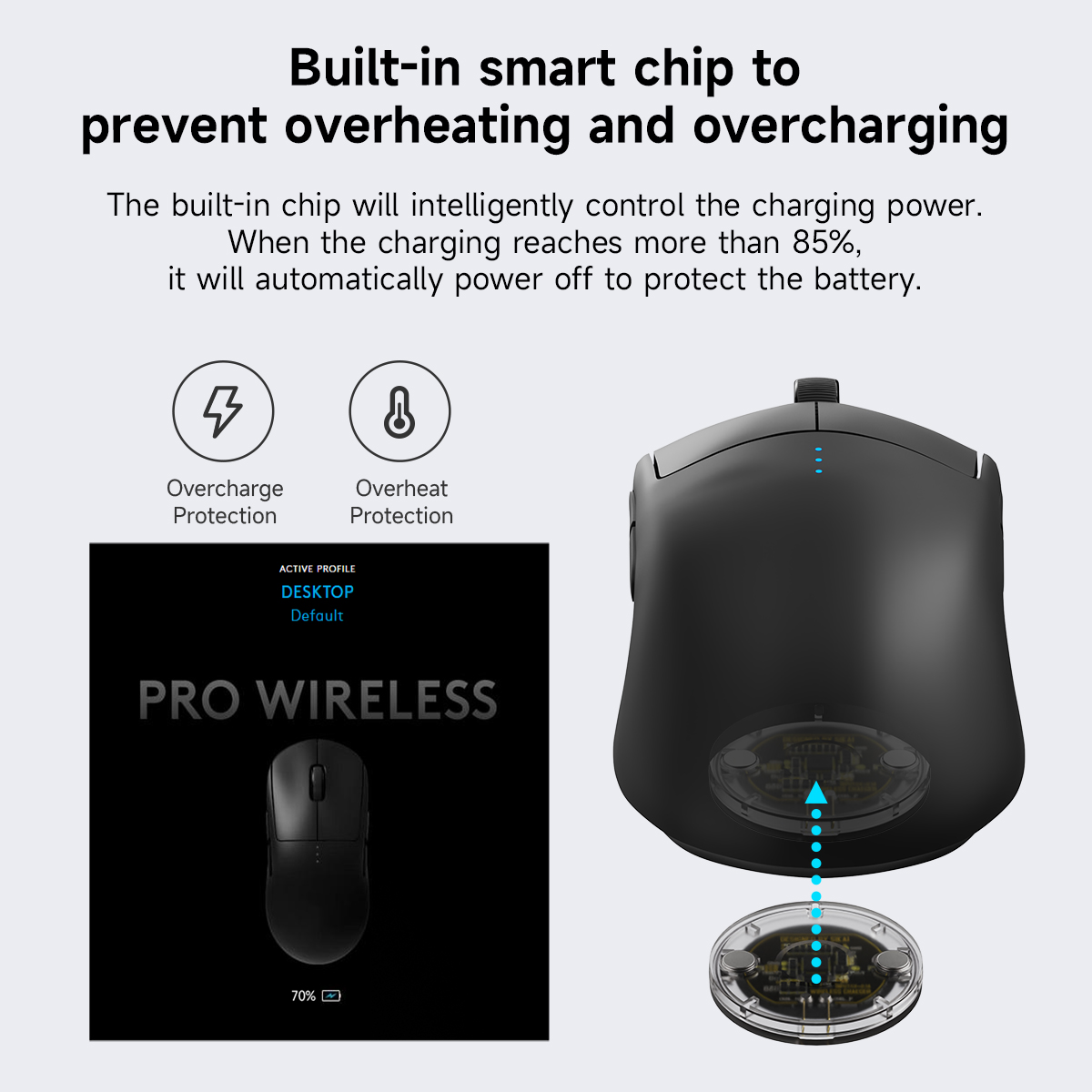 Qi ワイヤレスマウスモジュール Logitech Pro  - Logitech Mouse G Pro X Superlight のレビューと価格
