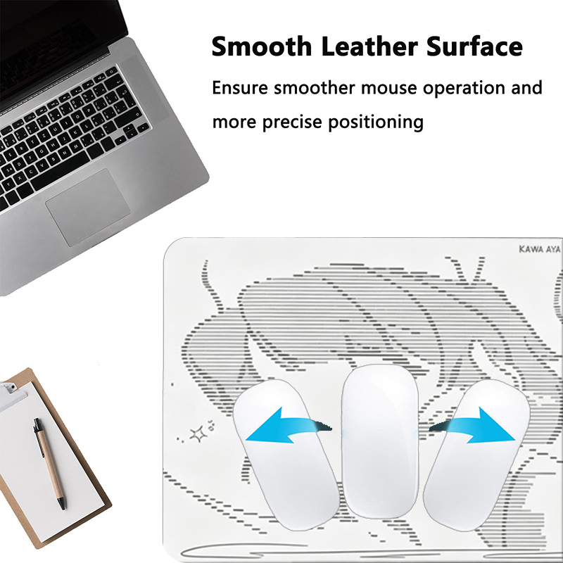 1 個革製マウスパッドアニメエンジェルガール Y2k かわい - Gaming Keyboard Tactile のレビューと価格